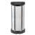Curver 40L pedal bin, stainless steel, black lid, foot pedal, modern design