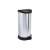 Curver 40L pedal bin, stainless steel, black lid, foot pedal, modern design