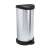 Curver 40L pedal bin, stainless steel, black lid, foot pedal, modern design