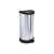 Curver 40L pedal bin, stainless steel, black lid, foot pedal, modern design