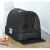 Curver Rattan black cat litter box in use