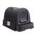 Curver Rattan Cat Toilet in Black, with a drawer for easy cleaning