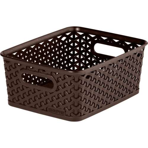 CURVER "MY STYLE" RATTAN KORB 8L brauner Aufbewahrungskorb