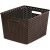 CURVER MY STYLE L rattan basket, dark brown, storage solution
