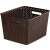 CURVER "MY STYLE" L size rattan basket in dark brown