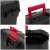 Curver Herobox Basic Tool Box Set, black with red handle, close-up of details