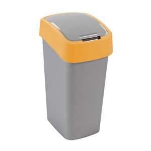 CURVER "PACIFIC FLIP BIN" 50L Flip Bin кош за боклук с капак, сив и жълт - Отпадъци