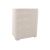 Bottom view of Curver Style Rattan Effect 40L Laundry Basket in Cream
