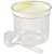 CURVER 1L Spice Jar with Dispenser, clear plastic container with beige lid and scoop