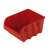Curver 154996 red plastic storage bin, perfect for organizing screws, nails, and other small parts