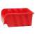 Červený plastový úložný box CURVER na skrutky, klince a malé diely