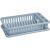 Curver Eden dish rack with tray, small, grey