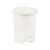 Curver 15L white pedal bin with inner bucket