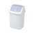 CURVER "CLICK-IT" 15L weißer Kipp-Mülleimer