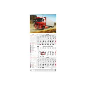 Kalendart 2024-es T077 3 havi kamion mintás speditőrnaptár 85118180 