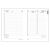 Kalendart Nero 2024 N015 A5 weekly black and grey calendar 85118182