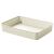 Cream colored Curver My Style A5 storage basket