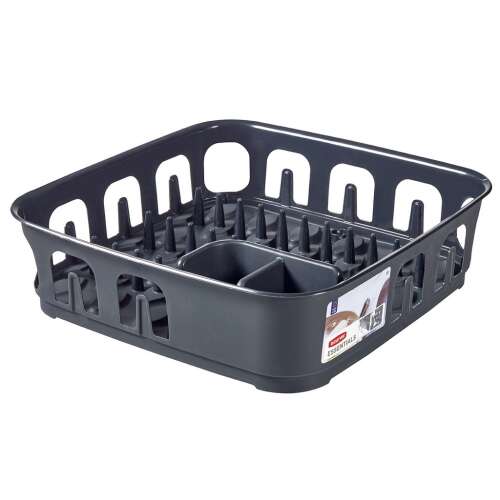 CURVER Essentials dark grey dish rack