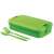 Recipient pentru prânz CURVER Lunch&Go cu tacâmuri, verde