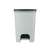 CURVER "ESSENTIALS" 20L pedal bin, grey, plastic, kitchen trash can