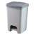 CURVER "ESSENTIALS" 20L pedal bin, grey, plastic, kitchen trash can