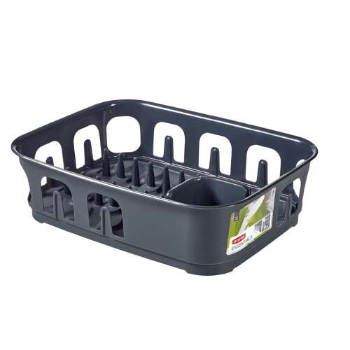 CURVER "ESSENTIALS" small grey dish drying rack