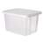CURVER "ESSENTIALS" 45L storage box with lid, transparent