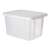 CURVER "ESSENTIALS" 45L storage box with lid, transparent