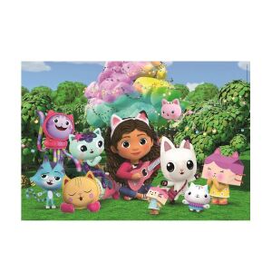 Clementoni Gabby's Dollhouse 24-elementowe Maxi Puzzle z Gabby i jej kocimi przyjaciółmi - Puzzle