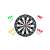 Elülső nézet a mágneses darts táblához tartozó standard darts tábláról