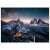 Ukończone puzzle Ravensburger Drei Zinnen, Dolomitok 1000 elementów, przedstawiające piękny górski krajobraz pod rozgwieżdżonym nocnym niebem