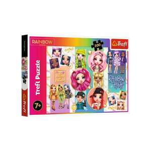 Puzzle Rainbow High de 200 piese de la Trefl, cu personajele Rainbow High - Trefl Puzzle