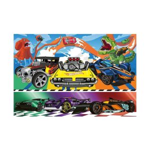 Puzzle Trefl Hot Wheels 100 elementów z samochodami wyścigowymi - Trefl Puzzle