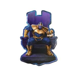 Trefl Wood Craft Origin Marvel Avengers Thanos pe tron 160 de piese puzzle din lemn în formă - Trefl Puzzle
