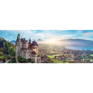 Puzzle panoramic Trefl Castelul Menthon, 1000 piese - Trefl Puzzle