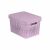 Curver Infinity 17L Pink Storage Basket with Lid