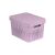 Curver Infinity 17L Pink Storage Basket with Lid