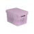 Curver Infinity 17L Pink Storage Basket with Lid
