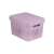 CURVER "INFINITY" 17L pink storage basket with lid