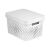 Krabica perforovaná s vekom Infinity Recycled 17L 36x27x22cm biela 48831476