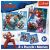 Trefl Marvel Avengers 2-in-1 puzzle and memory game set.