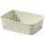 CURVER MY STYLE A6 Creme Rattan Papierkorb, Kunststoff Aufbewahrungskorb