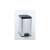 CURVER Slim Bin 25L Pedal Trash Can, Stainless Steel, Silver