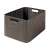 Curver "STYLE" L size rattan storage basket, dark brown, 30L