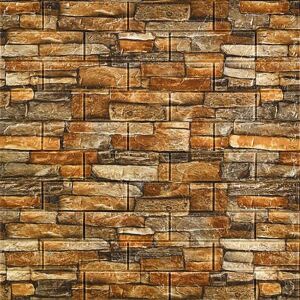 Selling Depot Öntapadó 3D Tégla mintás Tapéta 10x70x77cm 140132686 - Dekoráció