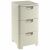 Curver Style Rattan 3-Drawer Cream Cabinet, rattan look drawer unit