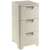 CURVER "STYLE" RATTAN 3 DRAWER CHEST - Cream