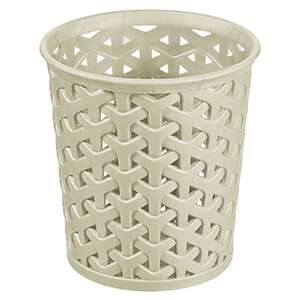 CURVER "MY STYLE" L size cream round rattan storage basket - Storage & organization