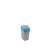 CURVER "PACIFIC FLIP BIN" 10L flip bin trash can, silver and blue