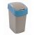 Curver Pacific Flip Bin 25L - silver and blue
